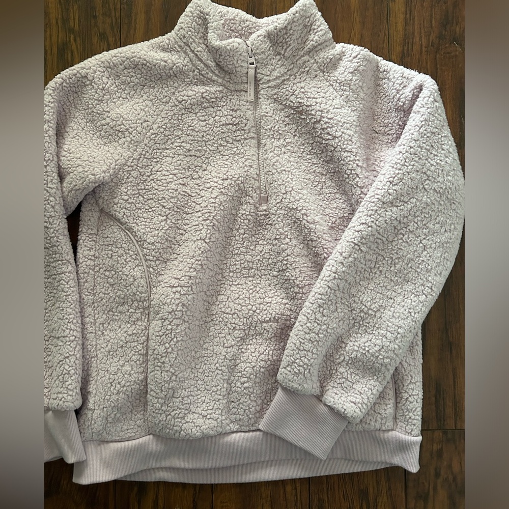 Athleta Girl So Snug Sherpa Halfzip